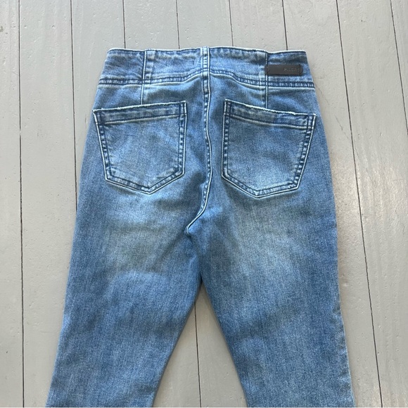 Anthropologie Pilcro jeans womens 25 blue dark wash high rise skinny denim - Picture 4 of 15